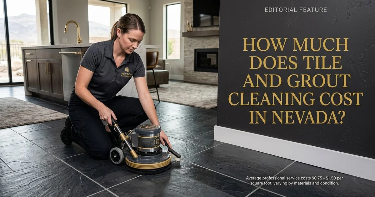 Tile and grout cleaning cost in Nevada