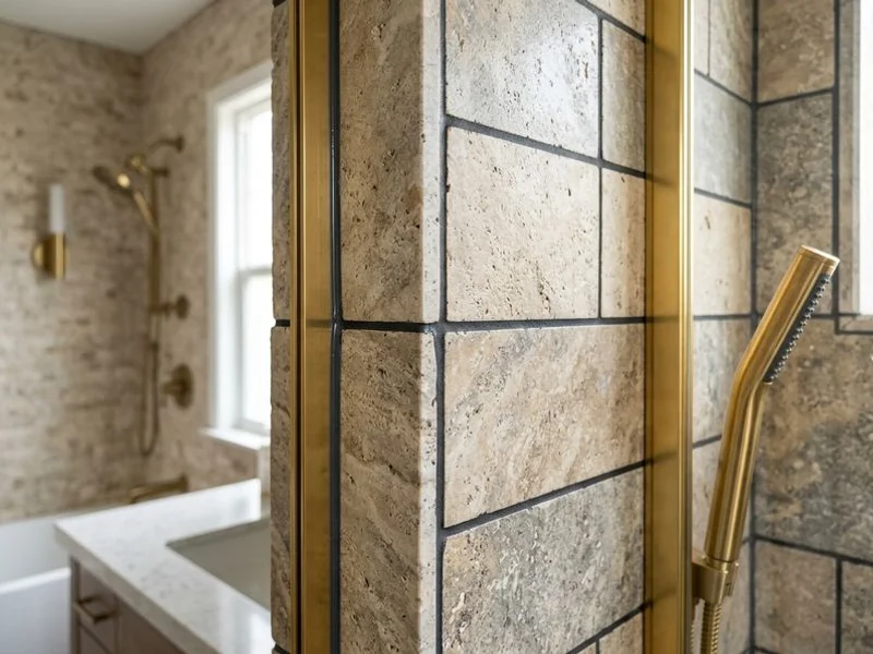 Bathroom grout resealed and re-caulked